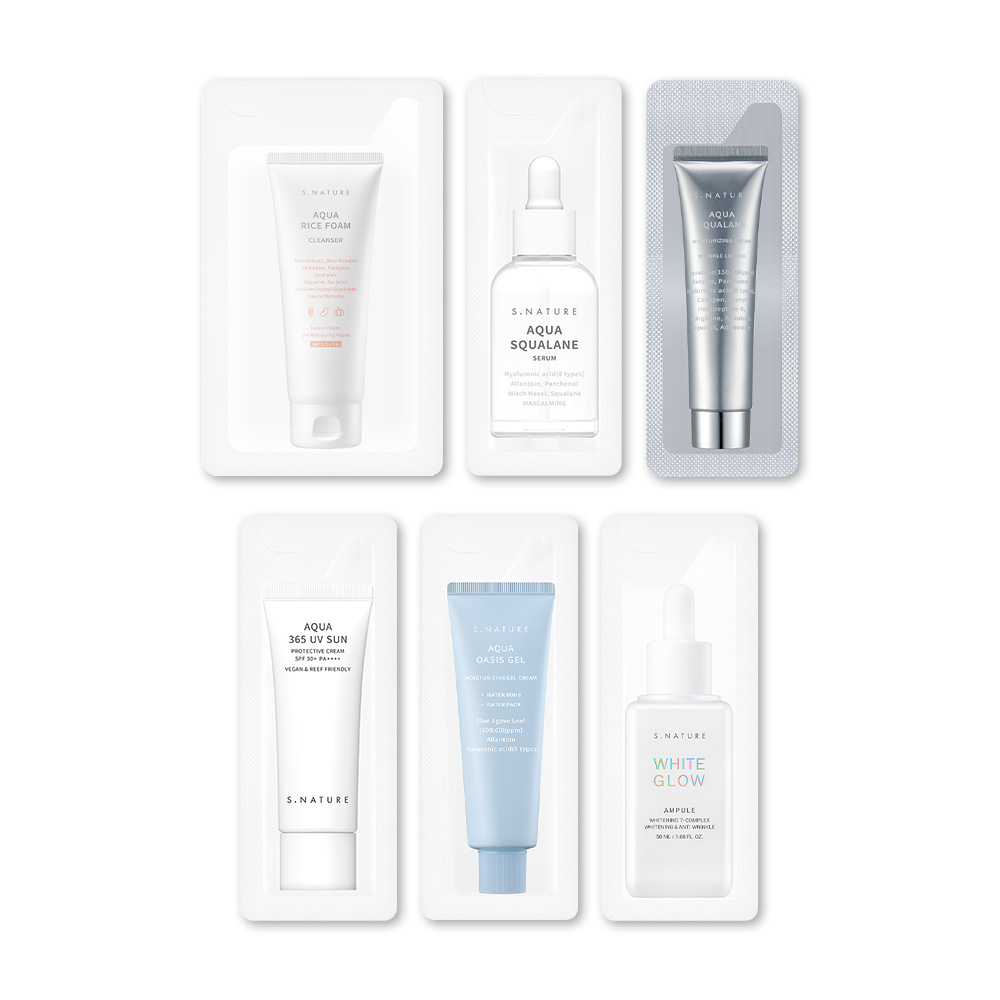 S-AQUA HO、S-AQUA OH 、S-AQUA Amino acid S.NATURE AQUA OASIS TONER | Hwahae